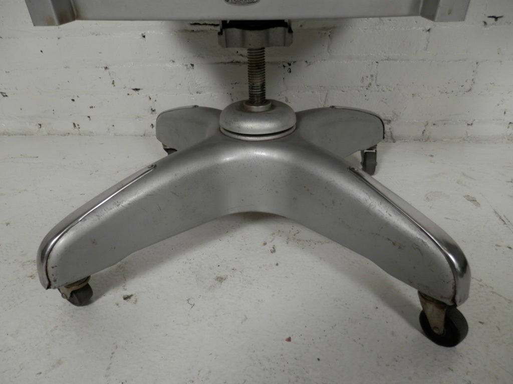 Handsome Vintage Industrial Cole Steel Desk Chair 1