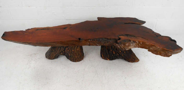 This free-edge coffee table make a beautiful and eye-catching addition to any home or business. Please confirm item location (NY or NJ).