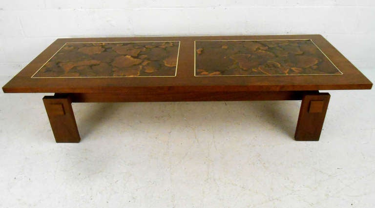 lane brutalist coffee table