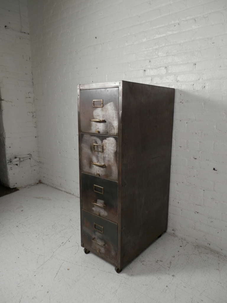 Industrial Large Metal Rolling File Cabinet