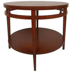 Midcentury Lane Style Two-Tier Round Coffee Table 5