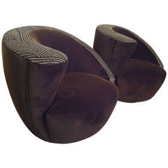 "Nautilus" Swivel Chairs by Vladimir Kagan 2