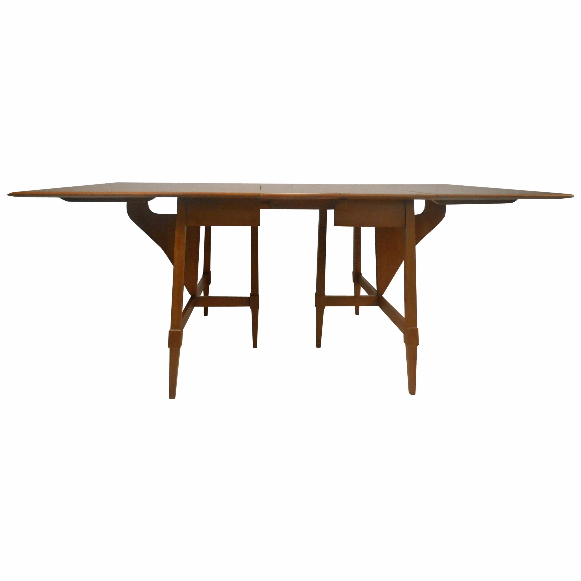 Mid-Century Modern Drop-Leaf Table