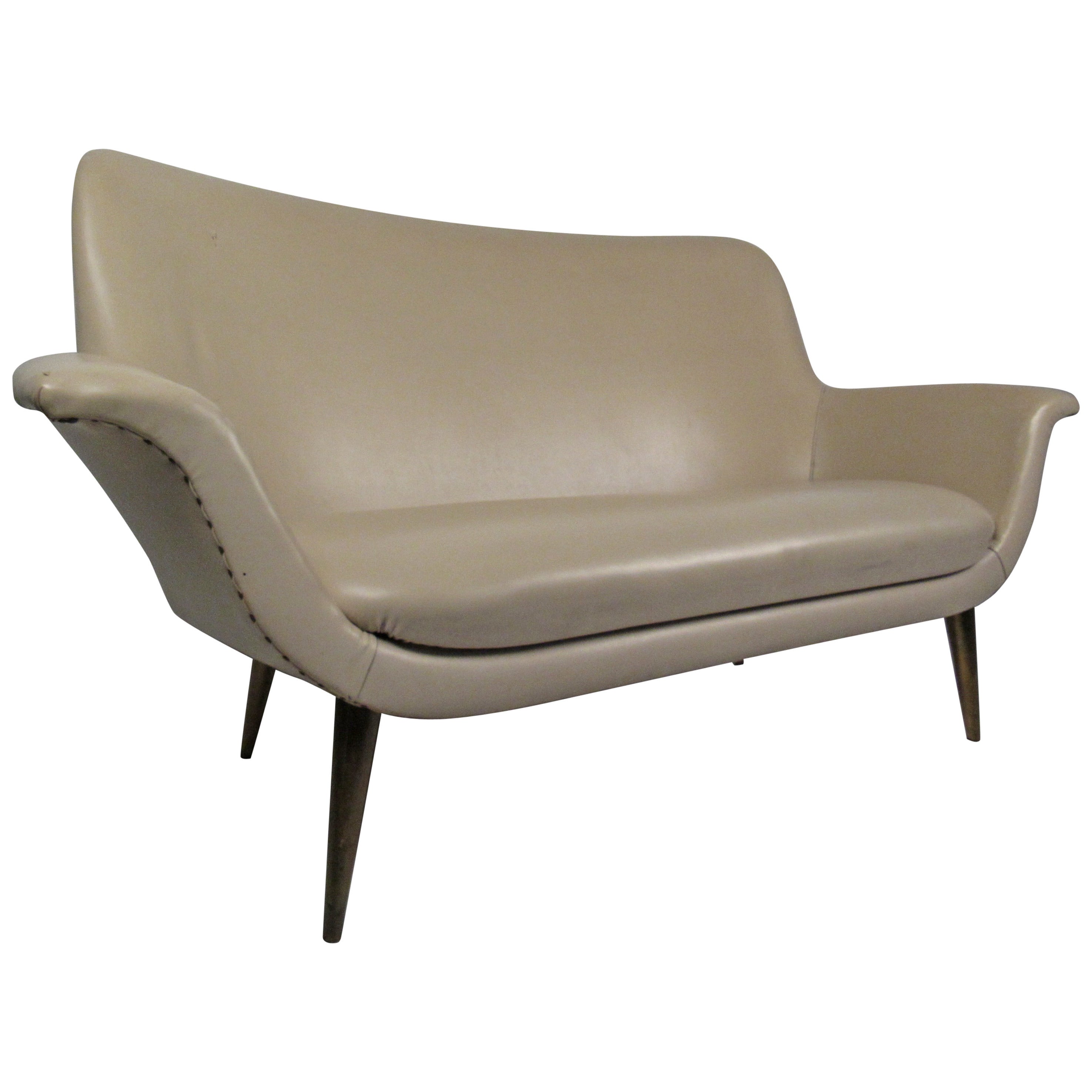 Italian Modern Sculptural Sofa For Sale