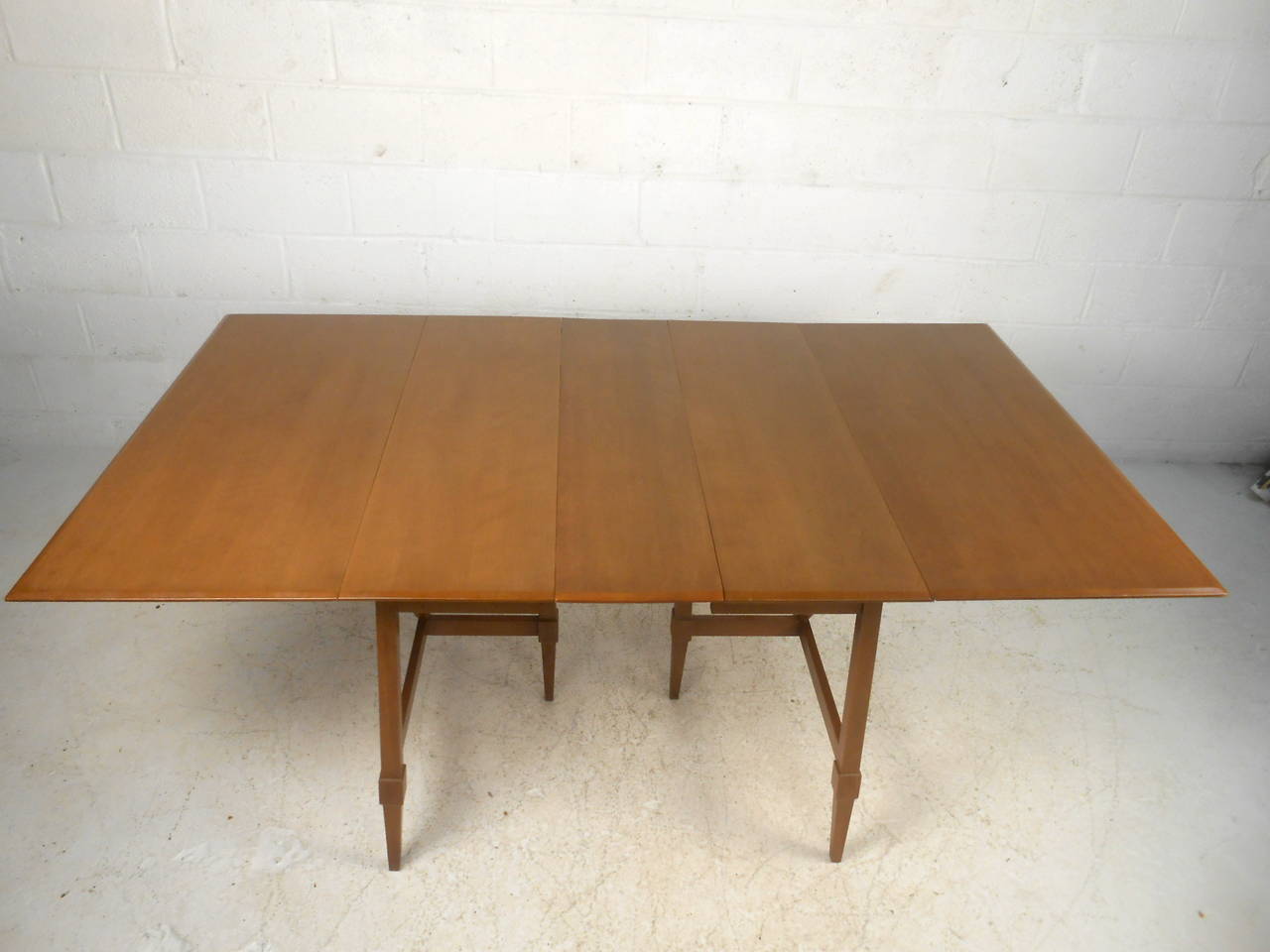 Mid-Century Modern Drop-Leaf Table 3