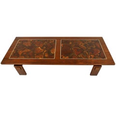 Lane Coffee Table with Decorative Inlay