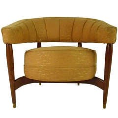 Mid-Century Barrel Back Chair