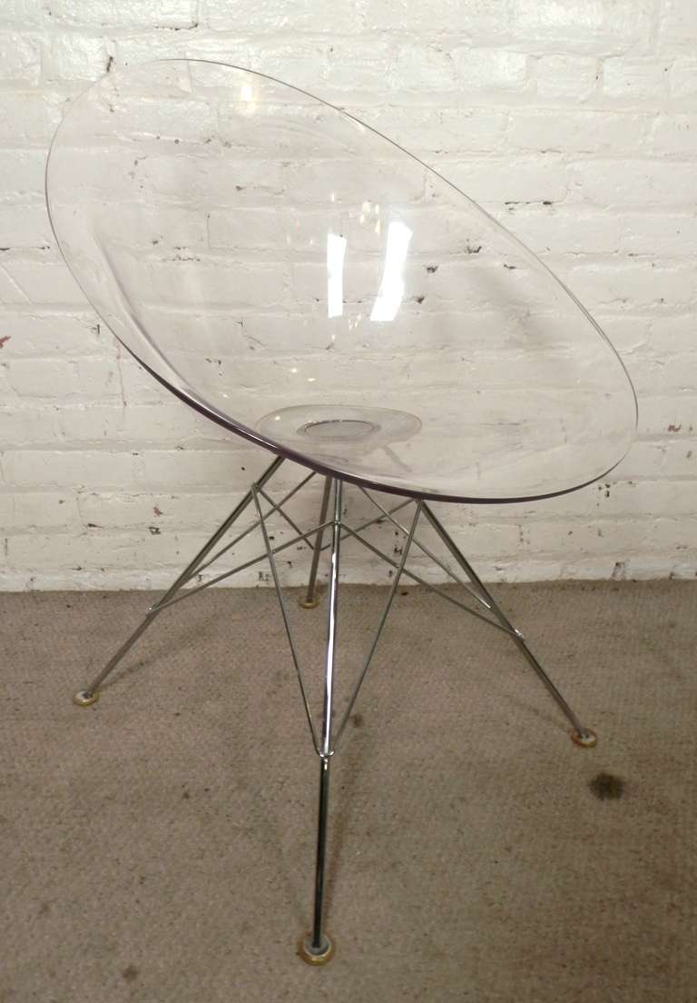 Mid-Century Style Lucite Ero S Chair By Kartell