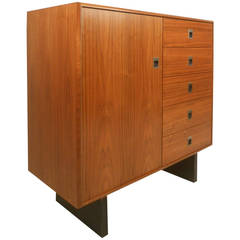 Midcentury Style Danish Teak Armoire Dresser