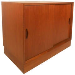 Danish Modern Two-Door Record Cabinet 2