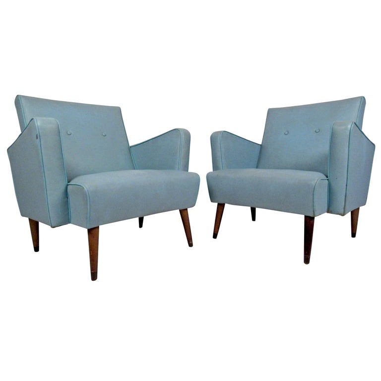 Midcentury Lounge Chairs in the Style of Paul McCobb For Sale