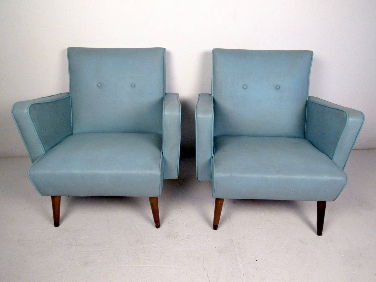 Midcentury Lounge Chairs in the Style of Paul McCobb In Good Condition For Sale In Brooklyn, NY