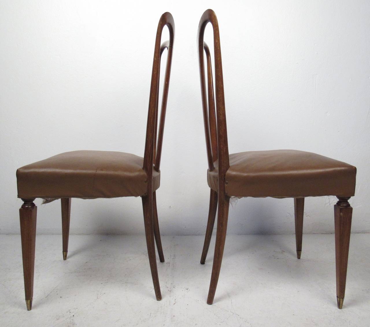 Vintage Italian Dining Chairs In Good Condition In Brooklyn, NY