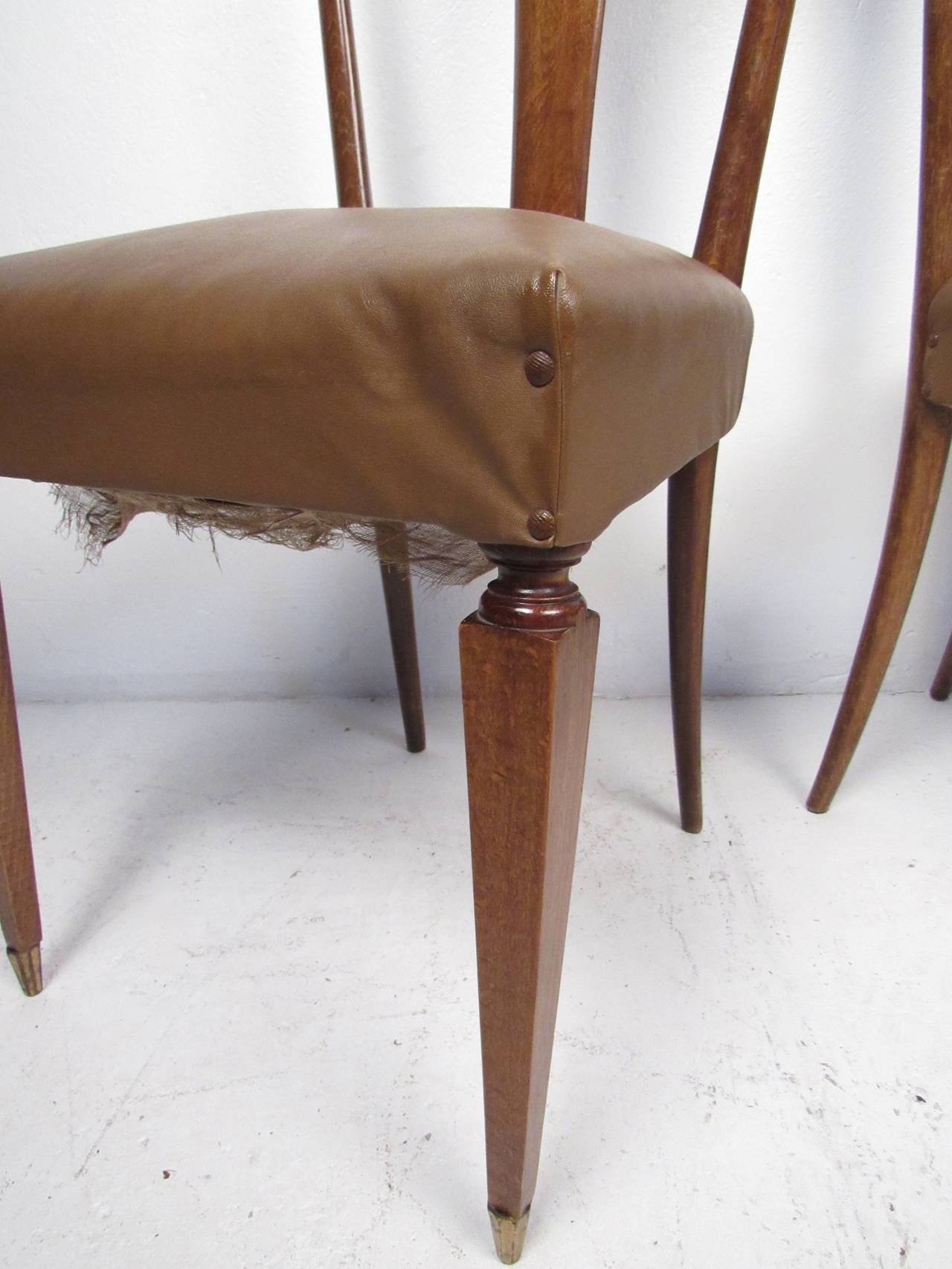 Vintage Italian Dining Chairs 1