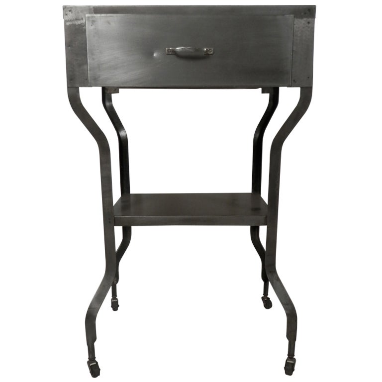 Industrial Metal Rolling Medical Table