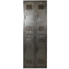 Vintage Two Tier Penco Co. Lockers