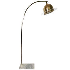 Mid-Century Modern Brass Arch Lamp