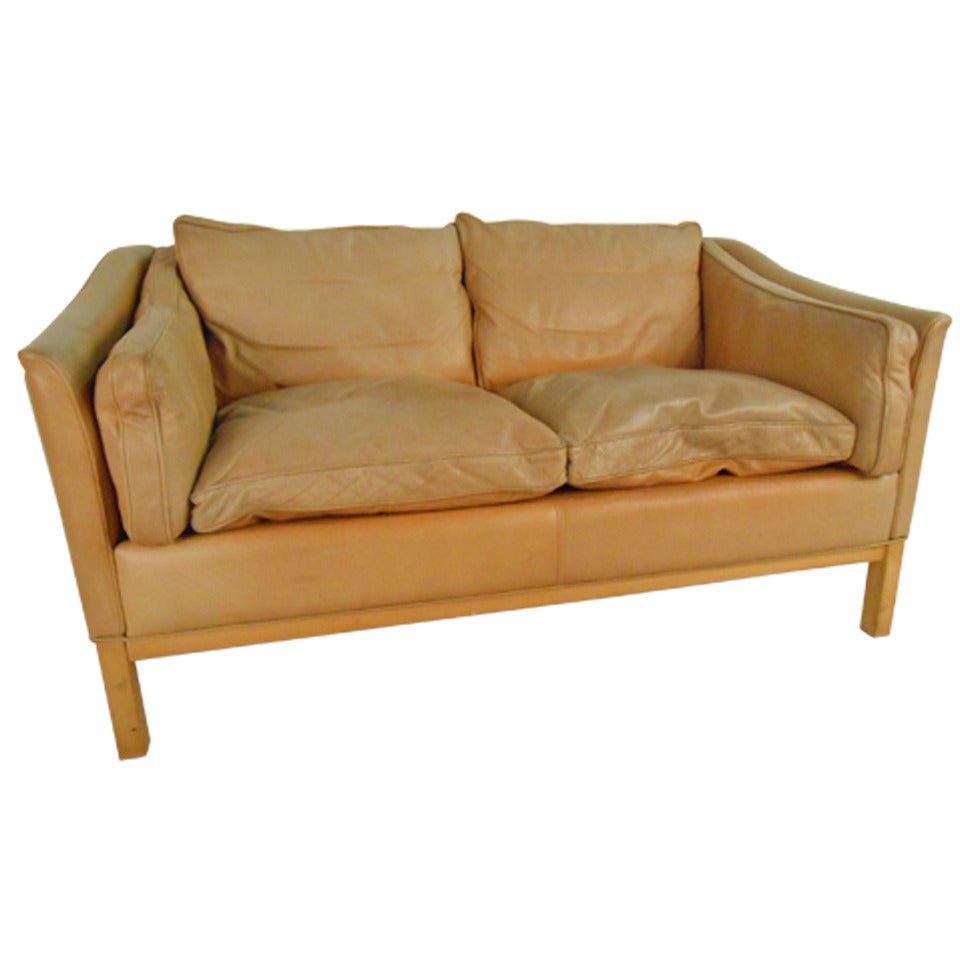 Stouby Two Seater Leather Sofa