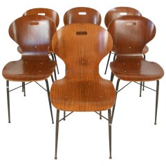 Set of 4 - Italian Modern Dining or Student Chairs