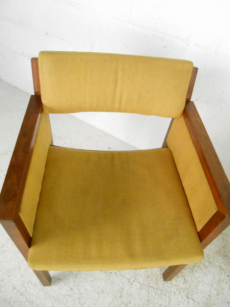 Pair Mid-Century Ebena LaSalle Sidechairs For Sale 1