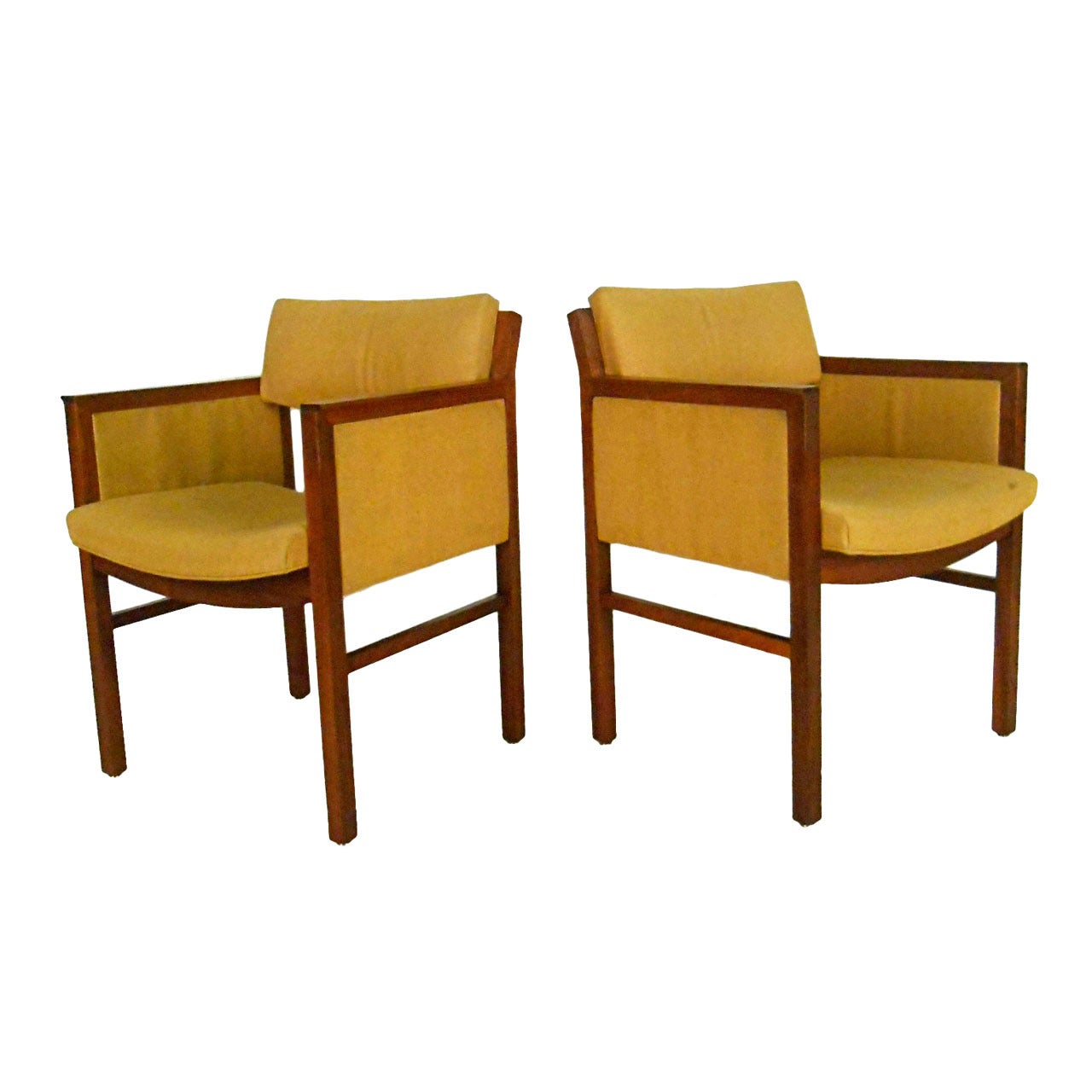 Pair Mid-Century Ebena LaSalle Sidechairs