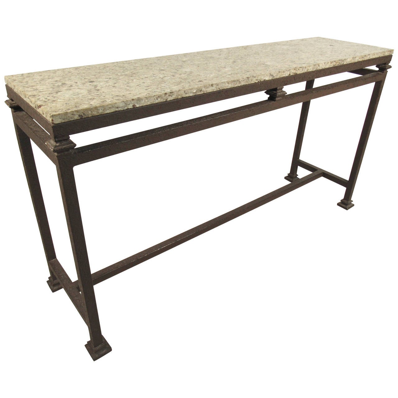 Marble Top Console Table For Sale at 1stdibs
