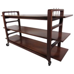 Midcentury Serving Cart by Baker Furniture Company