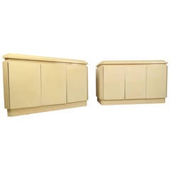 Springer Style White Lacquer Sideboards 3