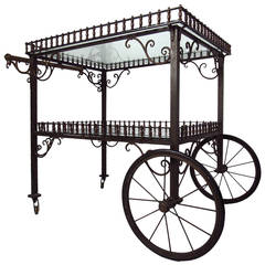 Ornate Vintage Bar or Tea Cart