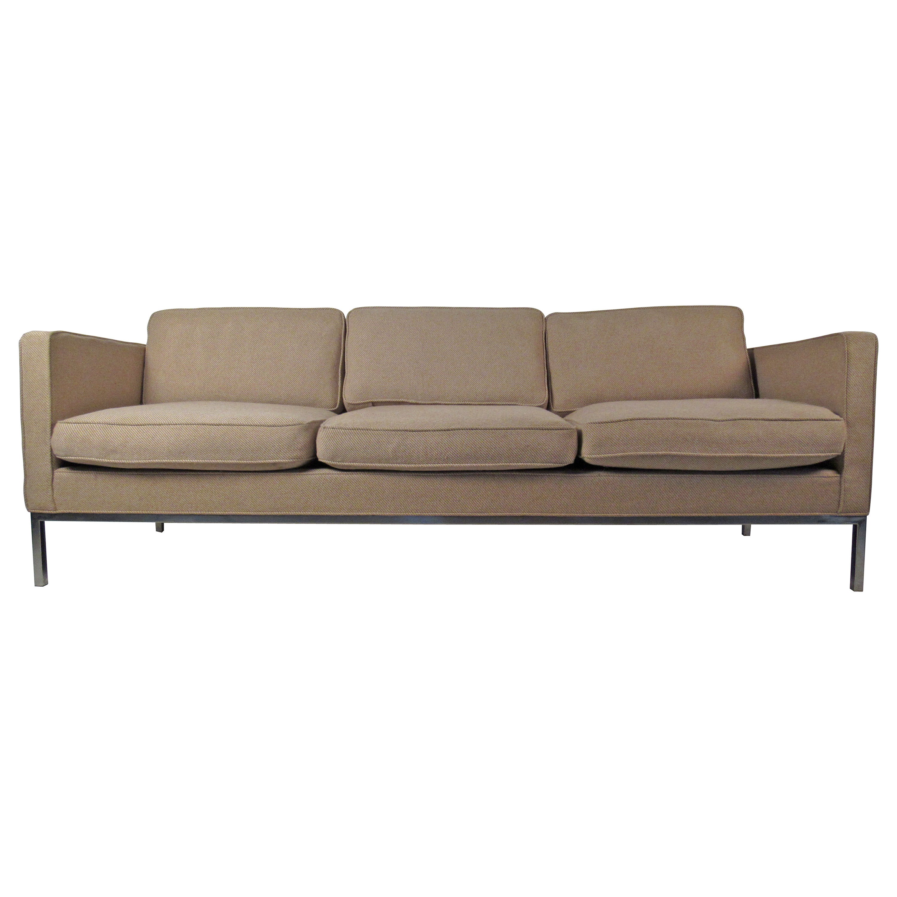 Mid-Century Modern Sofa in the Style of Knoll