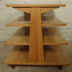 Pair of Mid-Century Modern American-Made Maple Side Tables