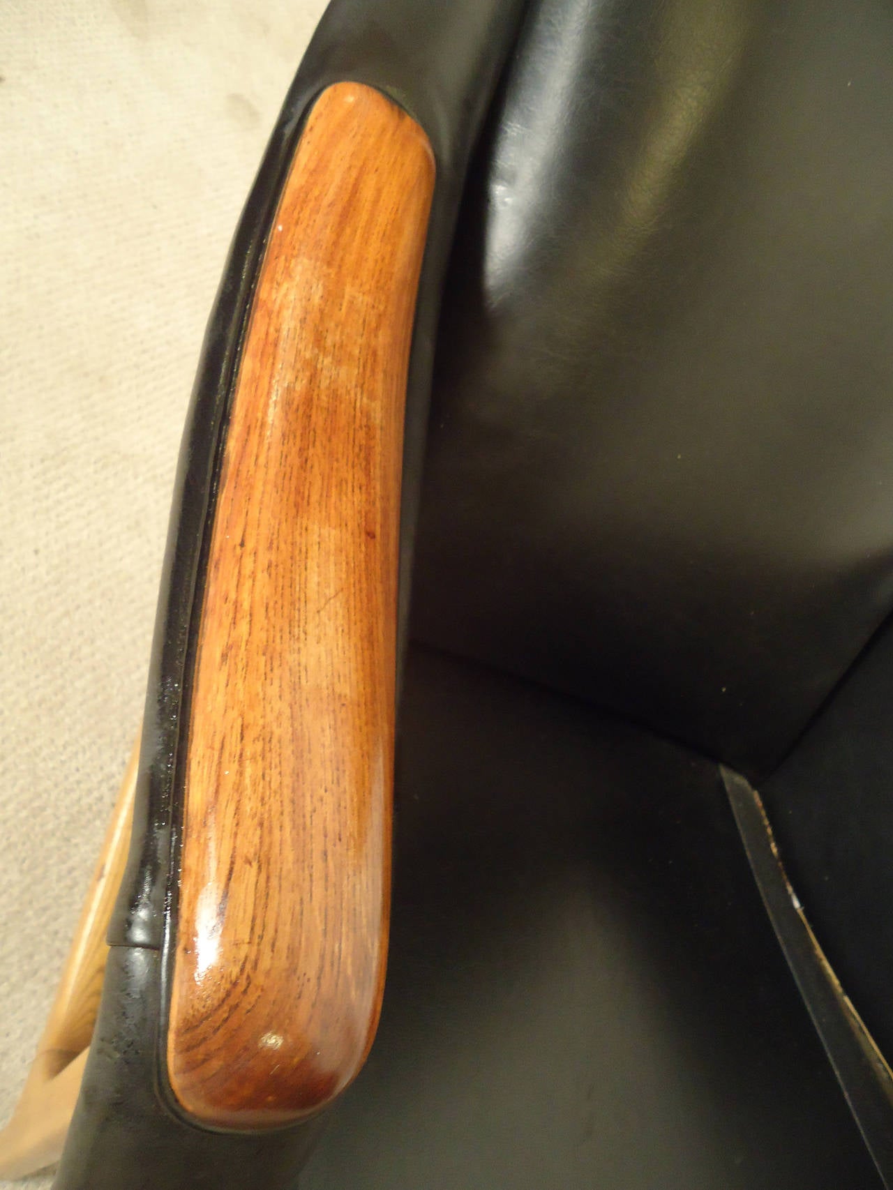 Mid-Century Modern Midcentury Norwegian Lounge Chair by B.J. Hansen