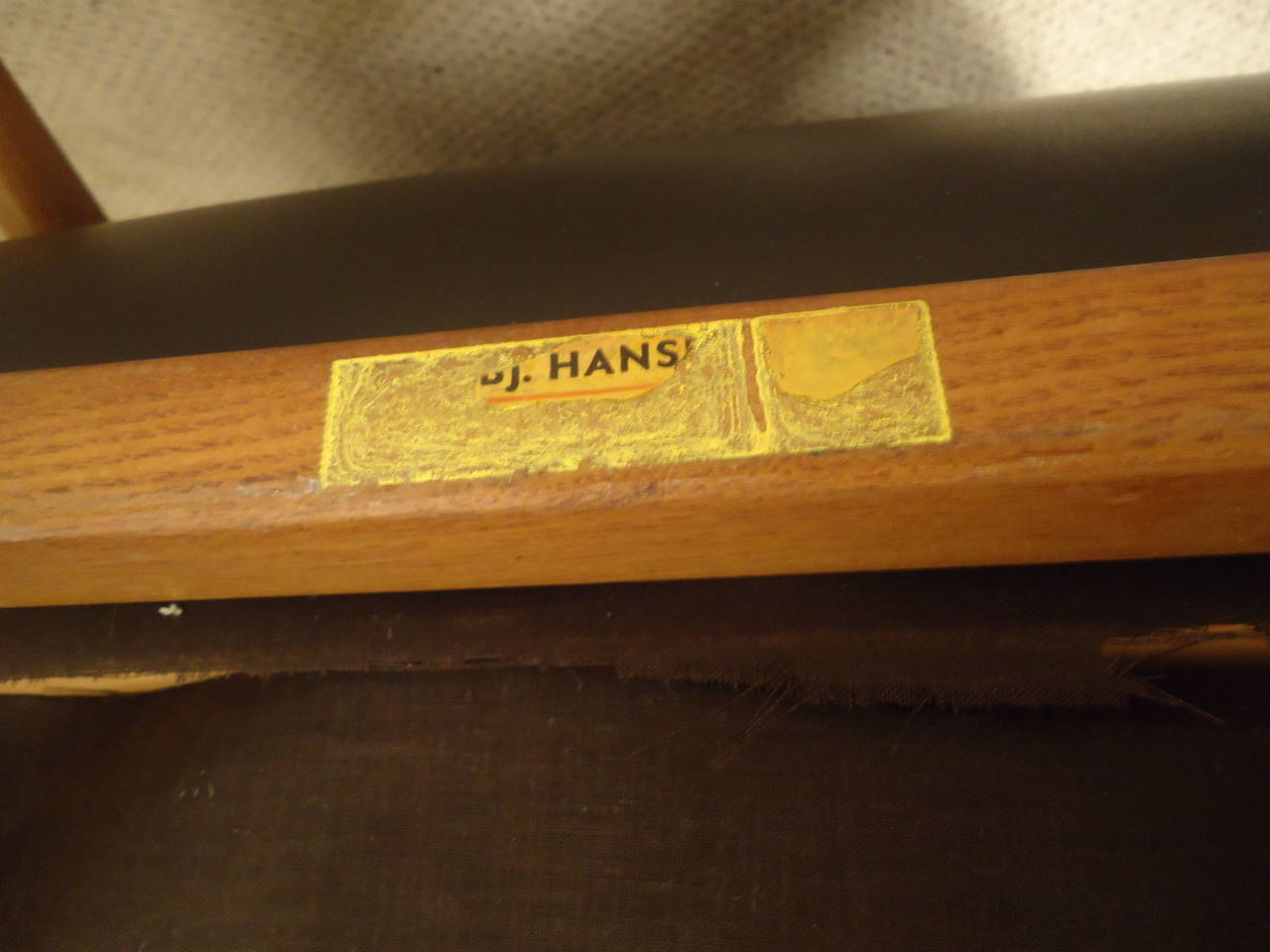 Midcentury Norwegian Lounge Chair by B.J. Hansen 2