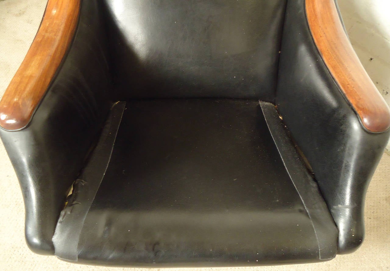 Midcentury Norwegian Lounge Chair by B.J. Hansen 4