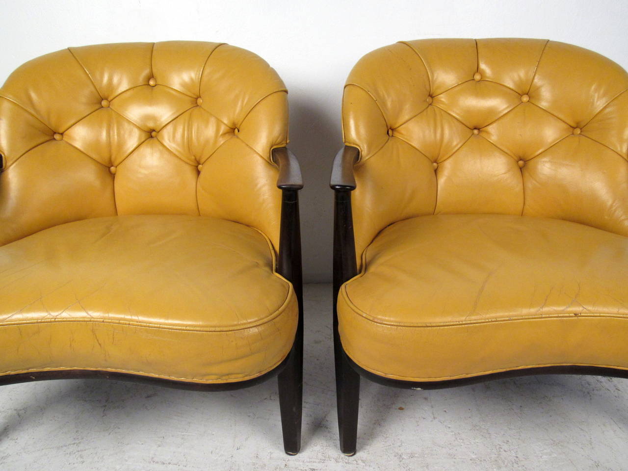 20th Century Pair Dunbar Furniture Lounge Chairs