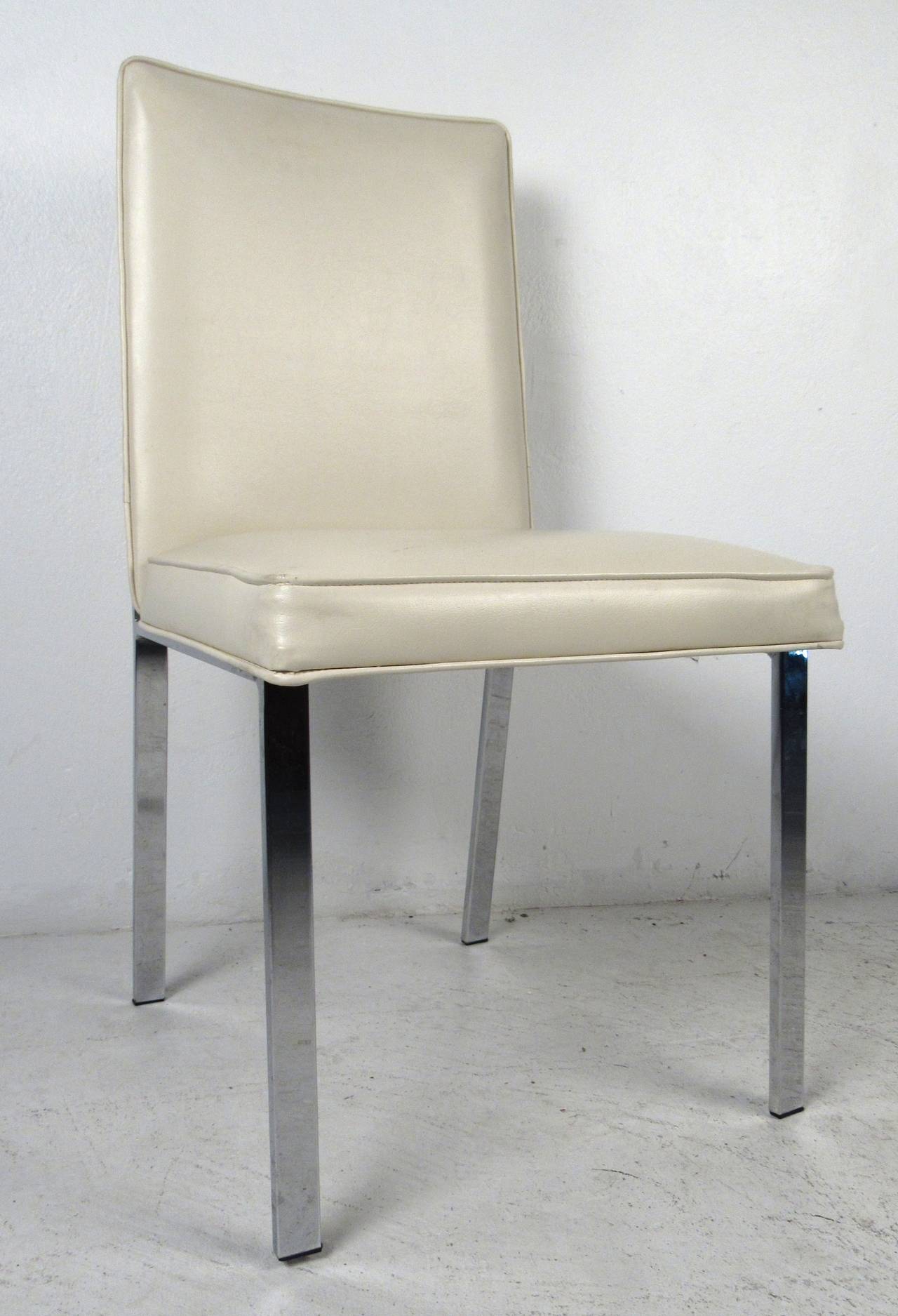 Set Of Four Chrome And Vinyl Dining Chairs At 1stdibs | set of four chrome and vinyl dining chairs at 1stdibs Set Of Four Chrome And Vinyl Dining Chairs At 1stdibs | set of four chrome and vinyl dining chairs at 1stdibs