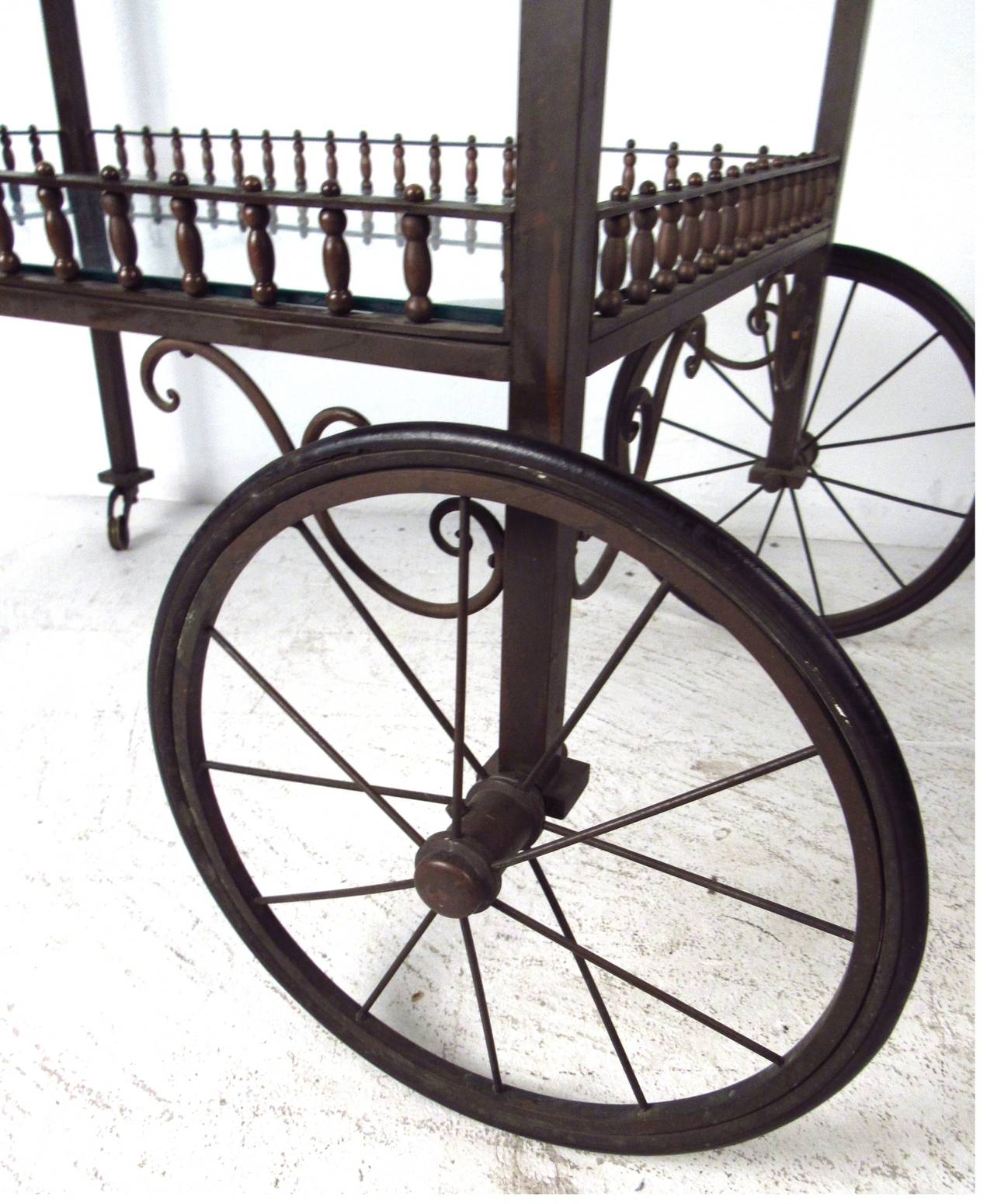 20th Century Ornate Vintage Bar or Tea Cart