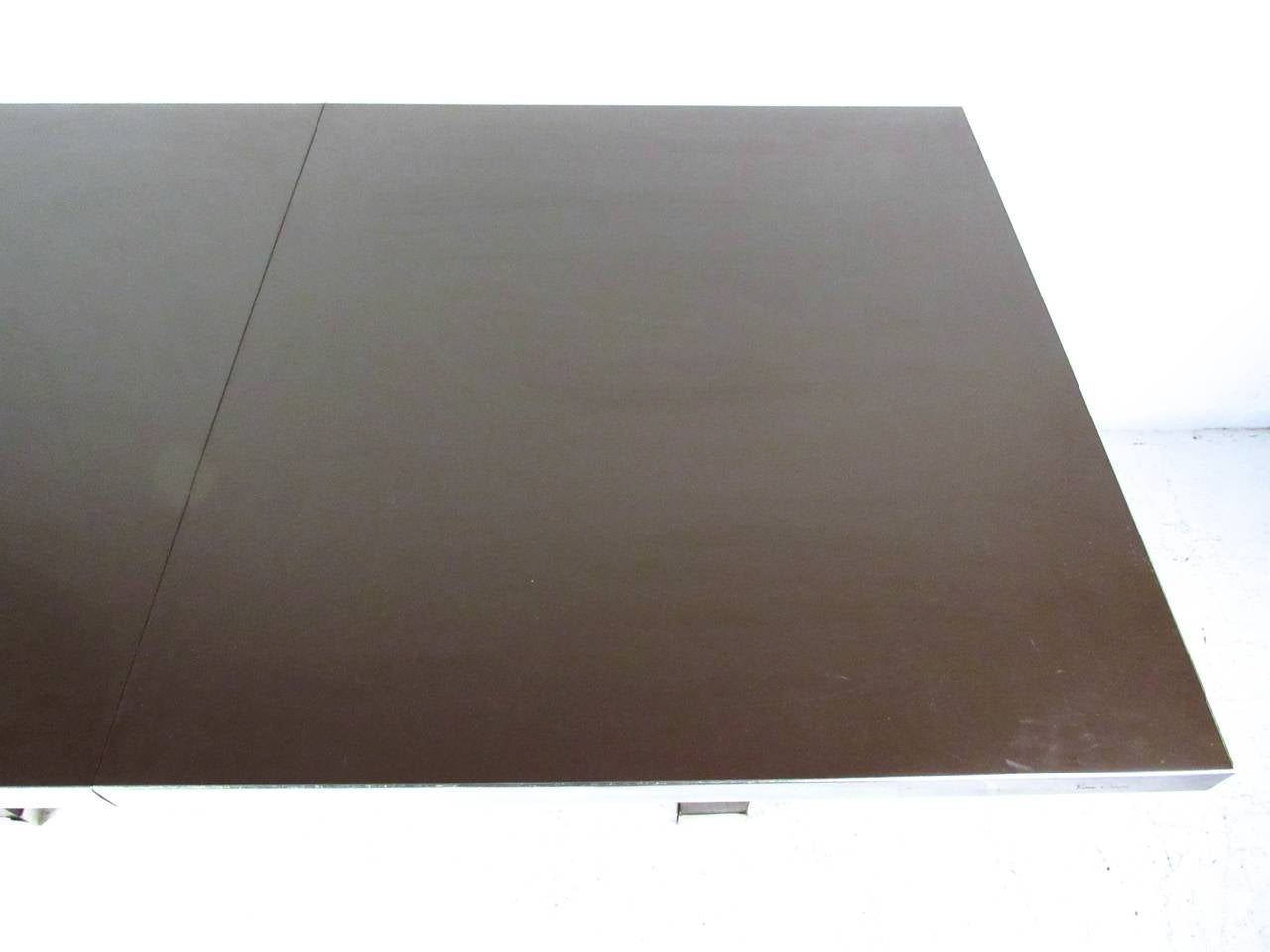 Metal Pierre Cardin Signed Dining Table