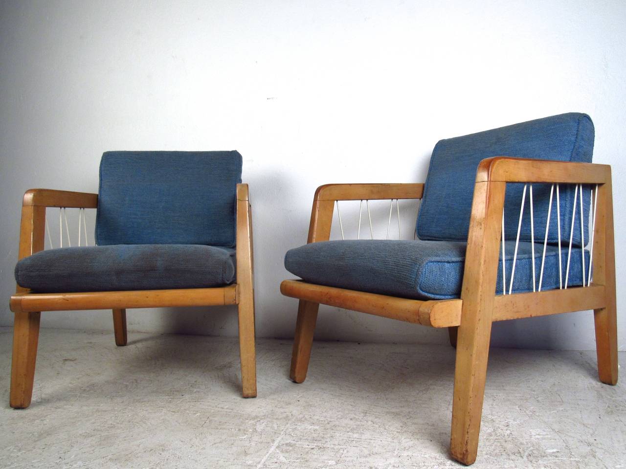 Mid-20th Century Pair of Edward Wormley Club Chairs for Drexel, c. 1947