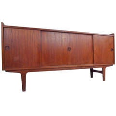 Teak Sliding Door Sideboard 5