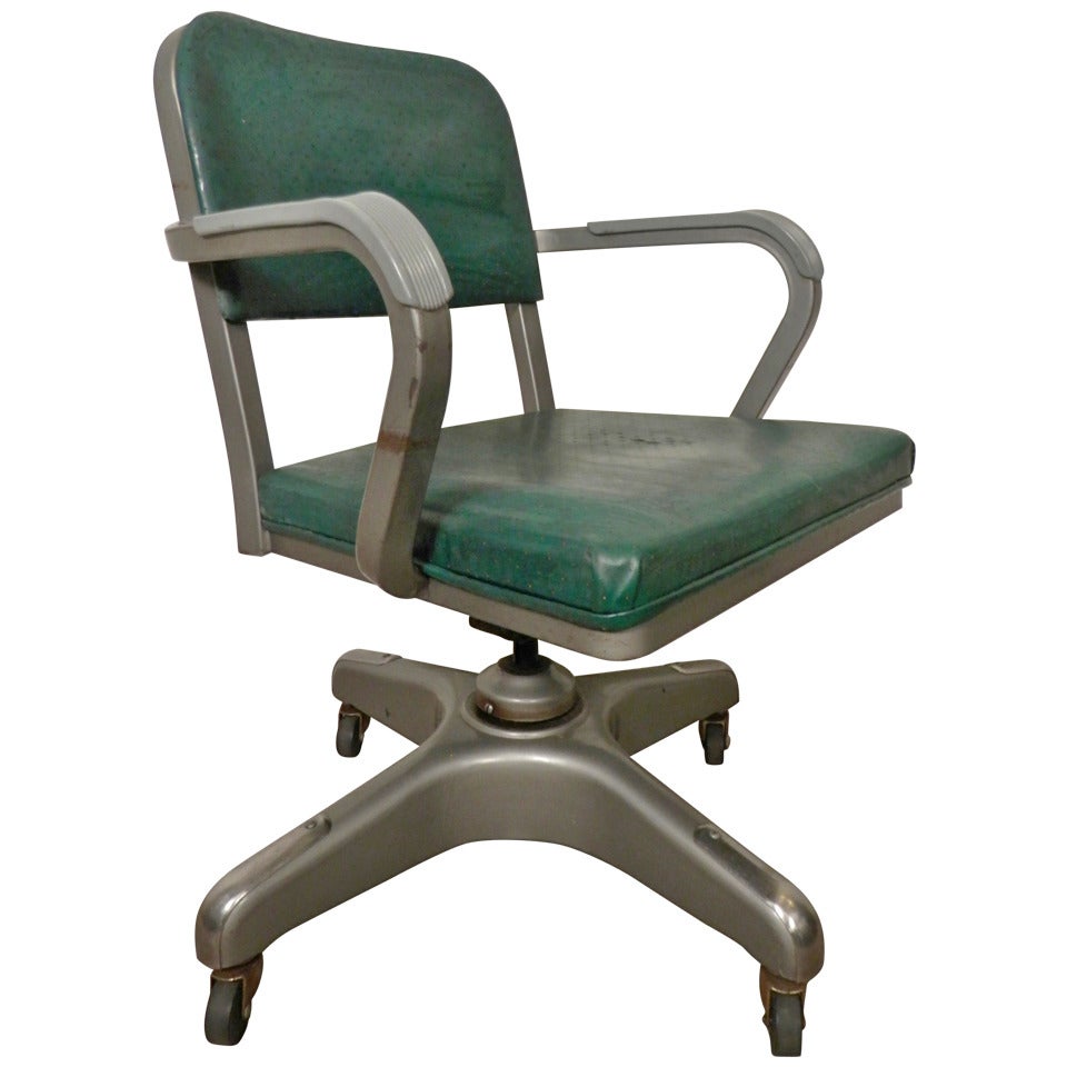 Mid-Century Heavy Duty Desk Chair By Metal-Lux