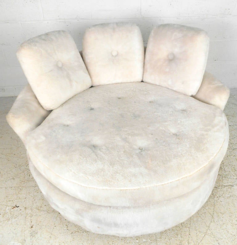 Unknown Adrian Pearsall Style Disc Lounge Chair