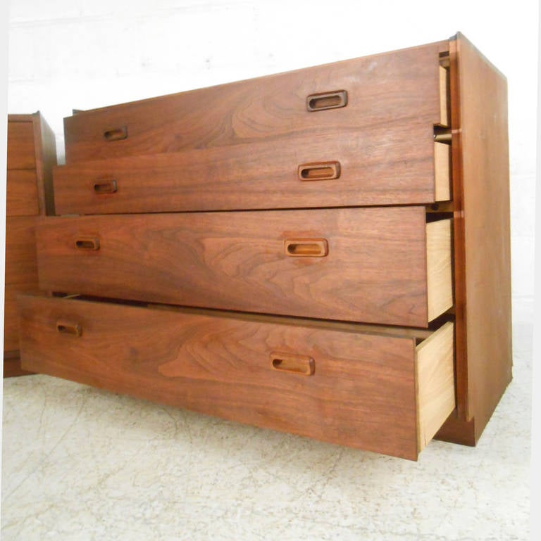 American Pair of Mid-Century Dressers by Founders