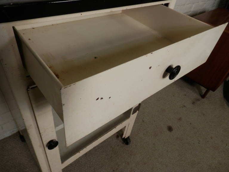Mid-20th Century Mid-Century Metal Medical Cabinet