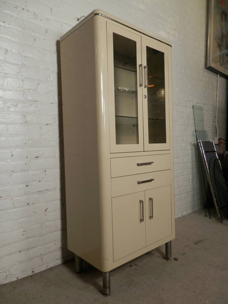 vintage hamilton medical cabinet