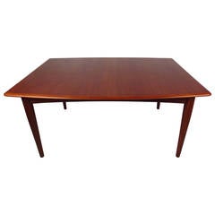 Danish Modern Butterfly Leaf Dining Table