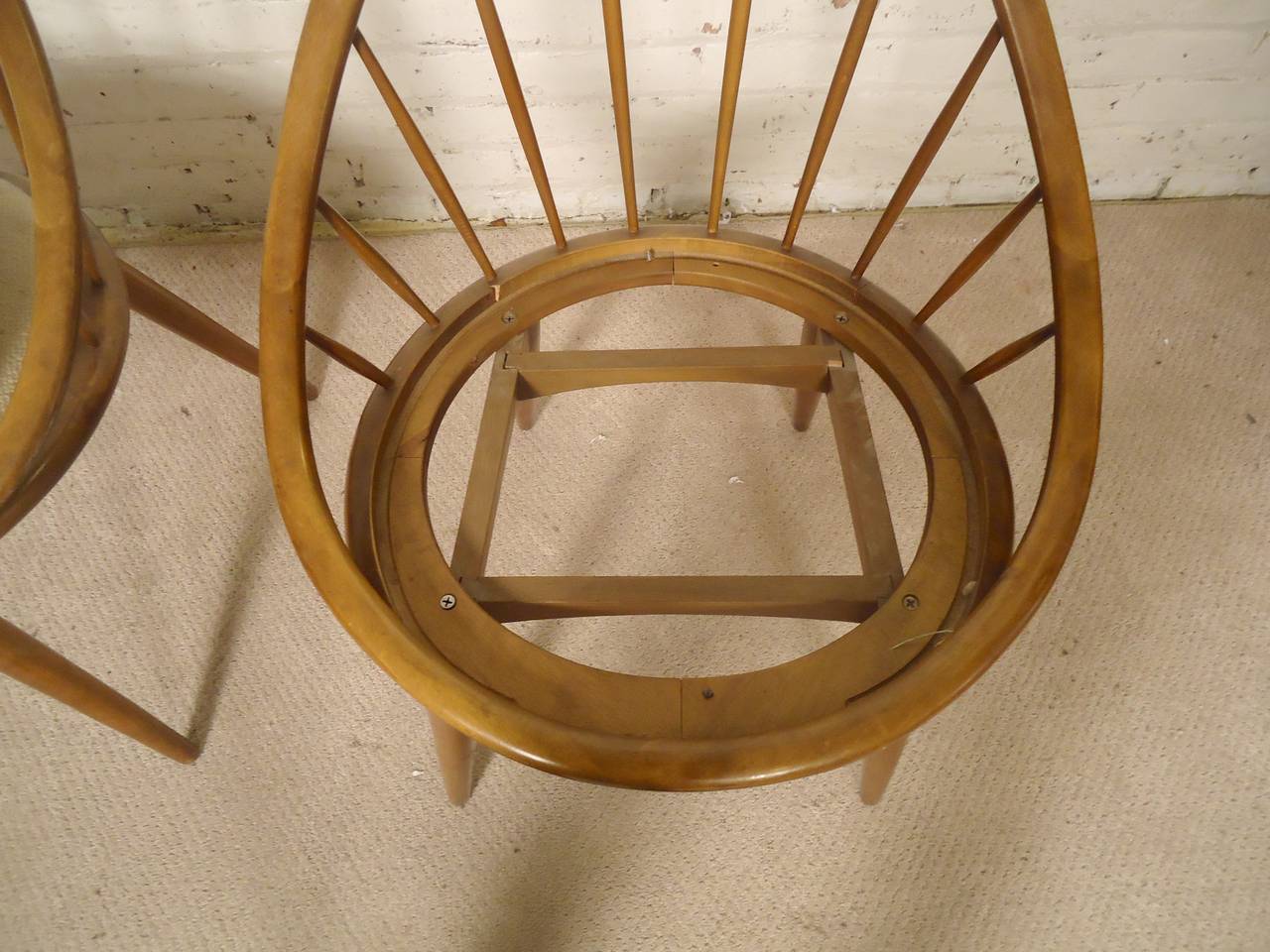 Mid-20th Century Kofod Larsen Style Hoop Chairs