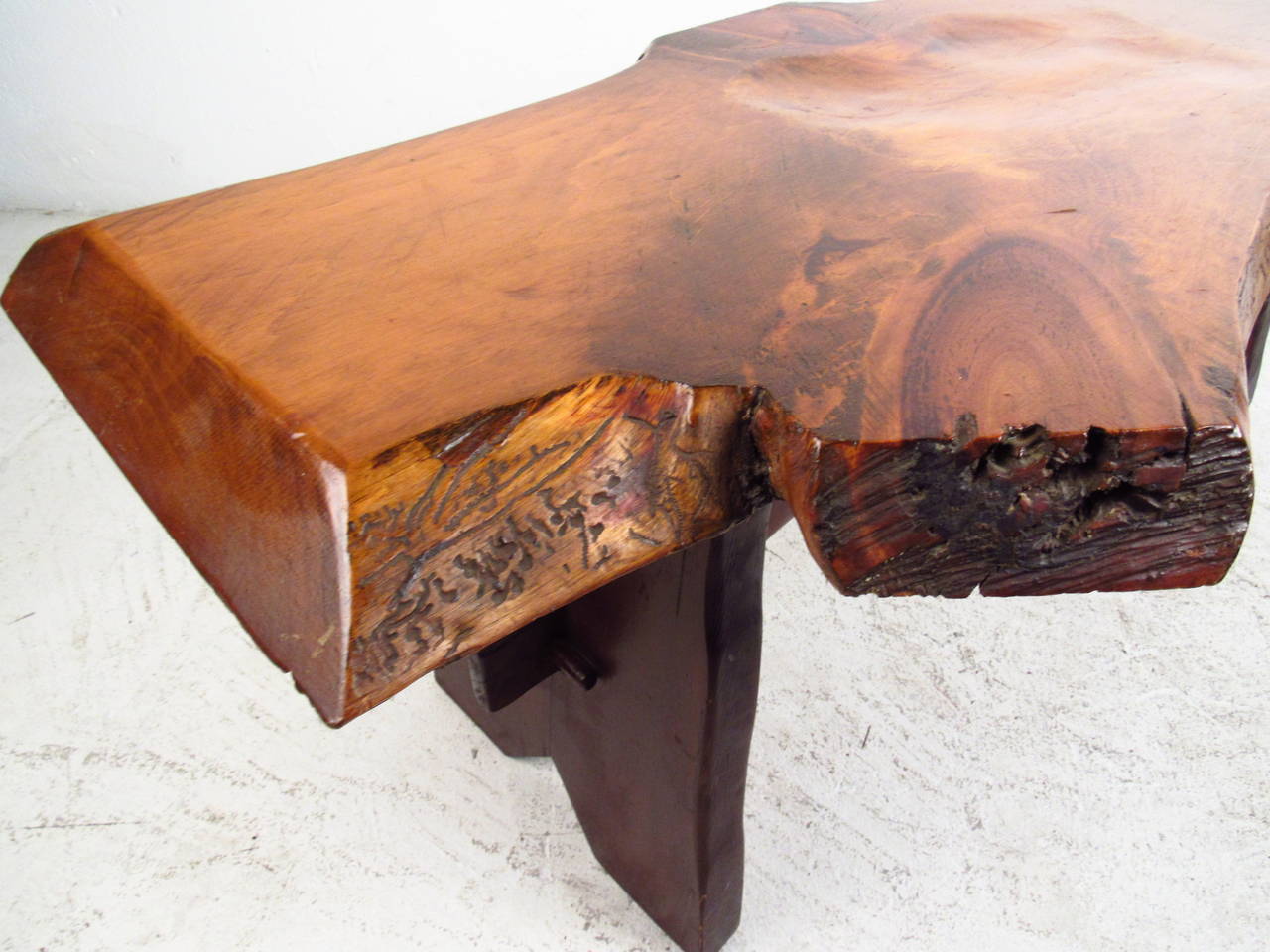 Rustic Live Edge Coffee Table or Bench 2