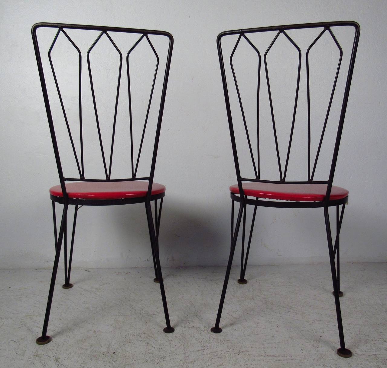 retro metal kitchen chairs