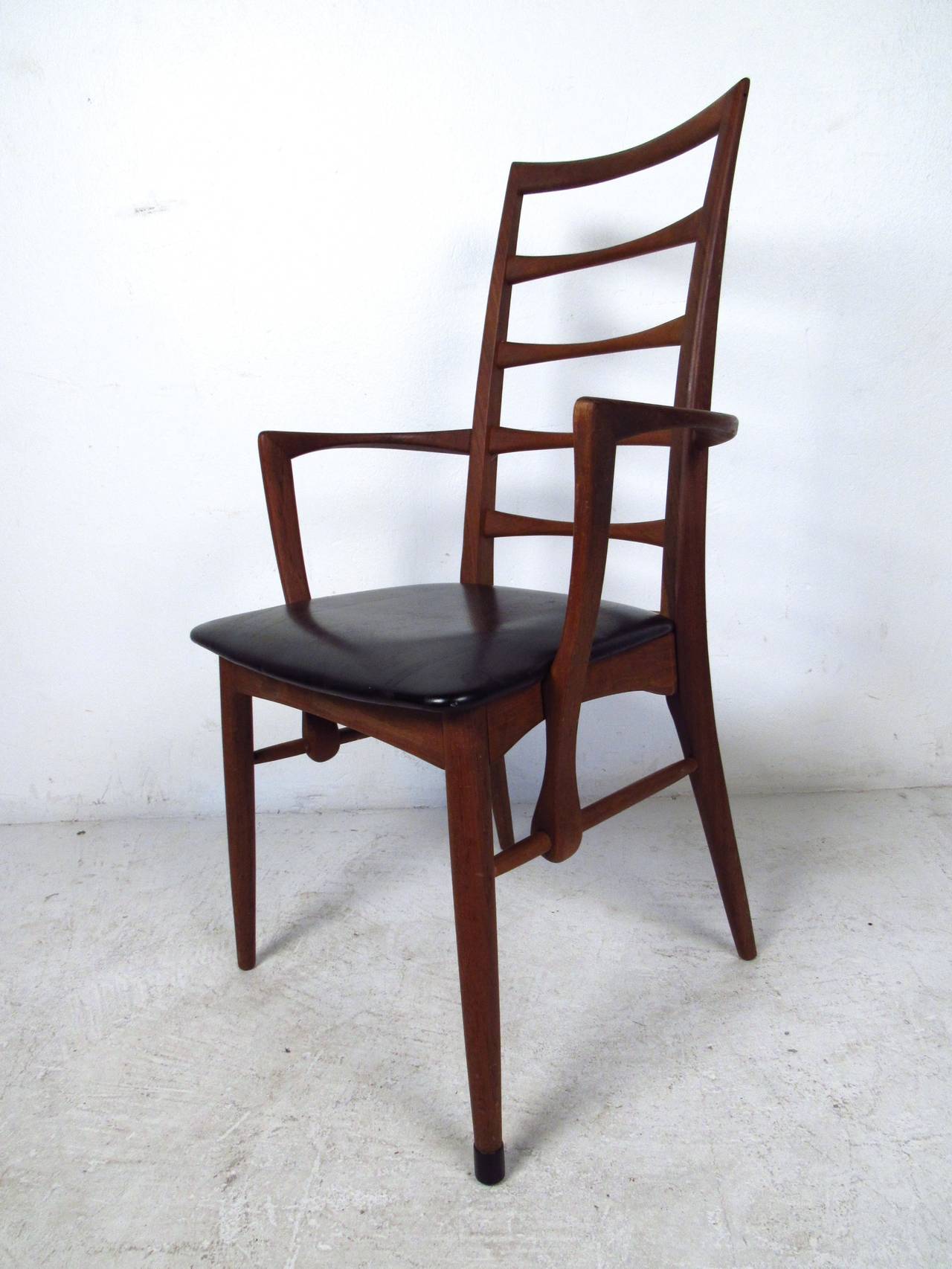 Set of Ladder Back Dining Chairs by Koefoeds Hornslet 2